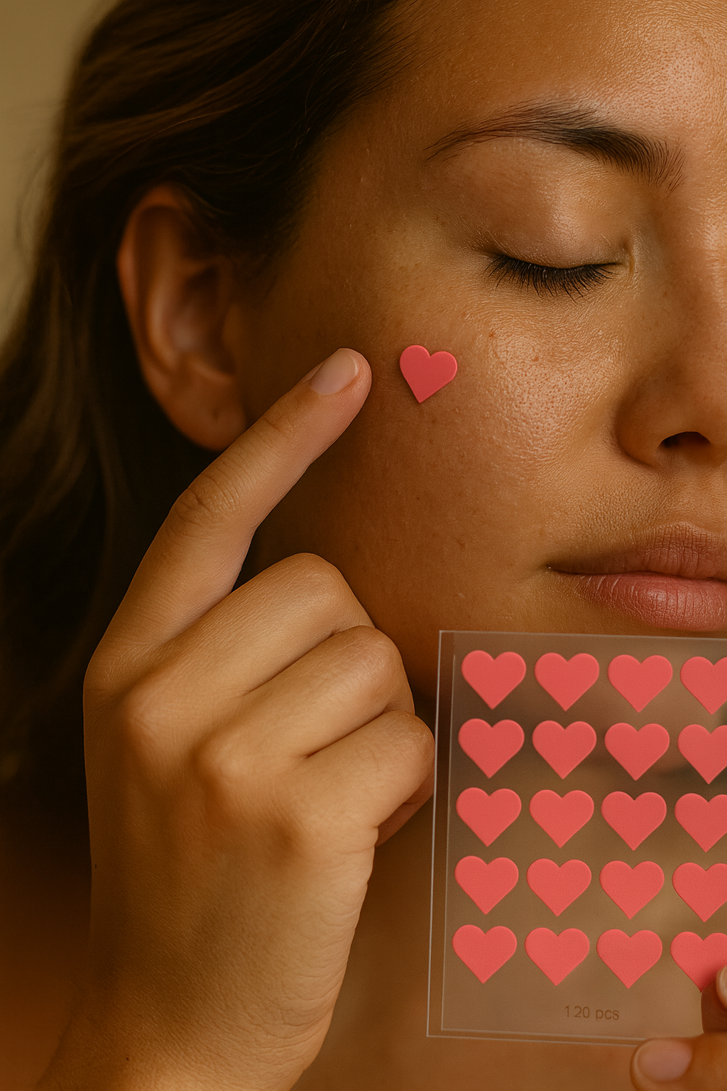Herzchen Pimple Patches – 120 Stück gegen Akne & Hautunreinheiten 🩷