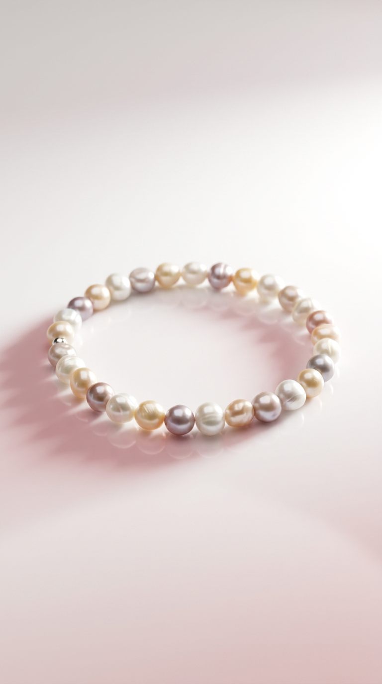✨ Pastell Perlenarmband – Elegant Edition ✨