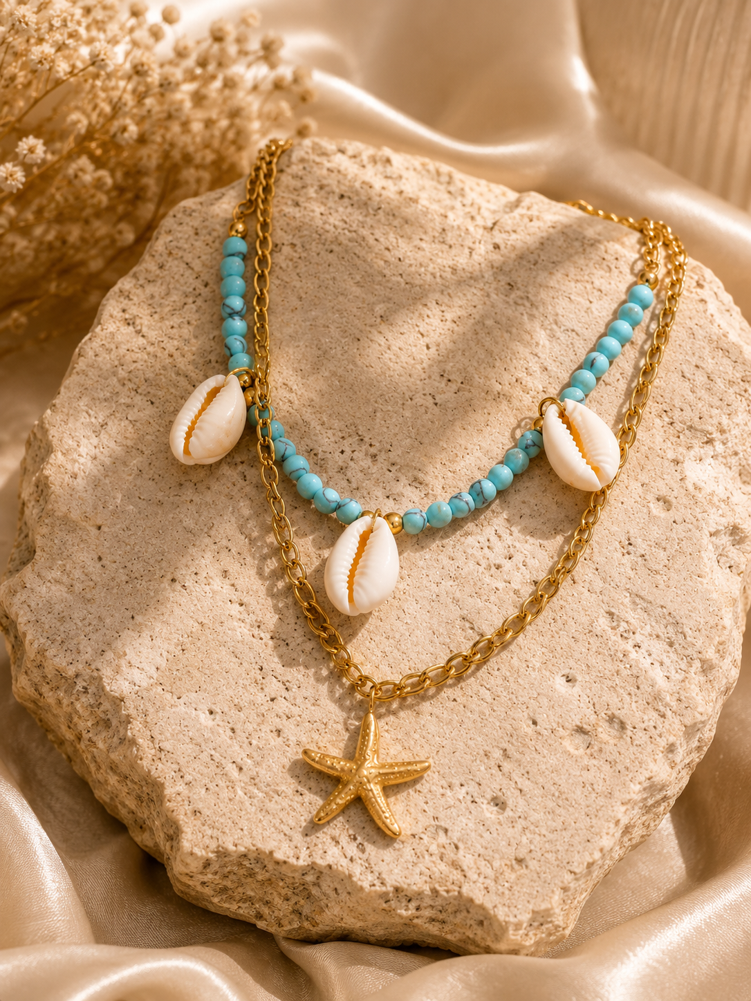 Layering-Kette „Ocean Star“