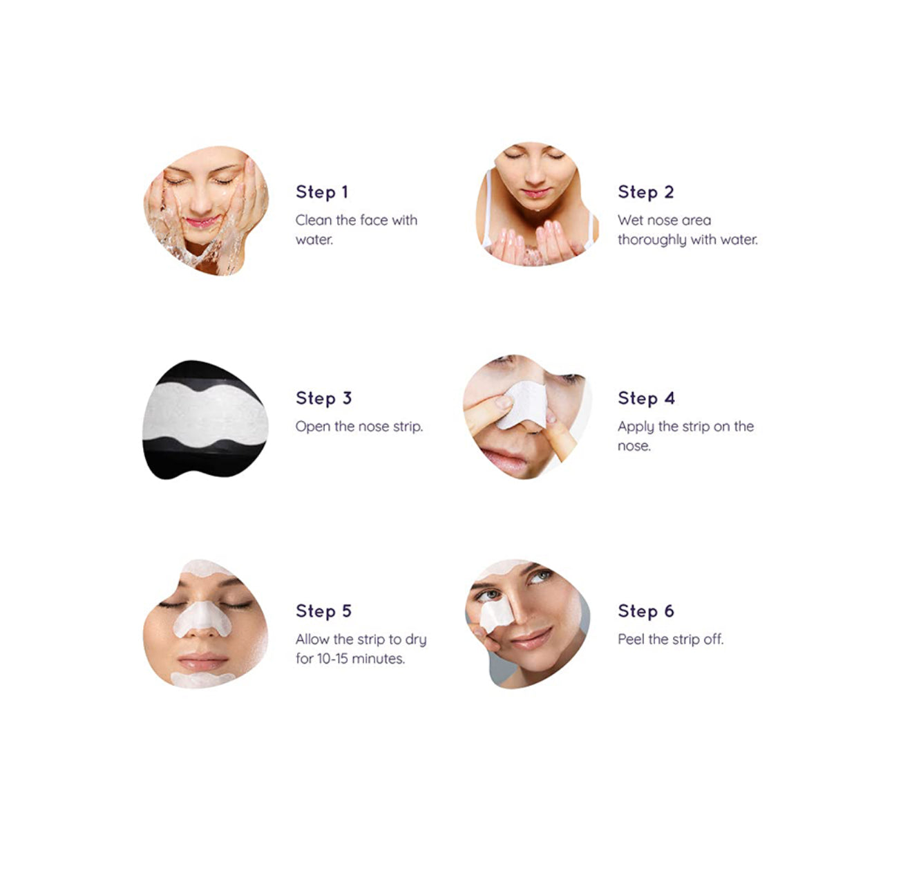 Sanfe Deep Purifying Nose Strips – Fuji Green Tea & Witch Hazel (6 Stück)