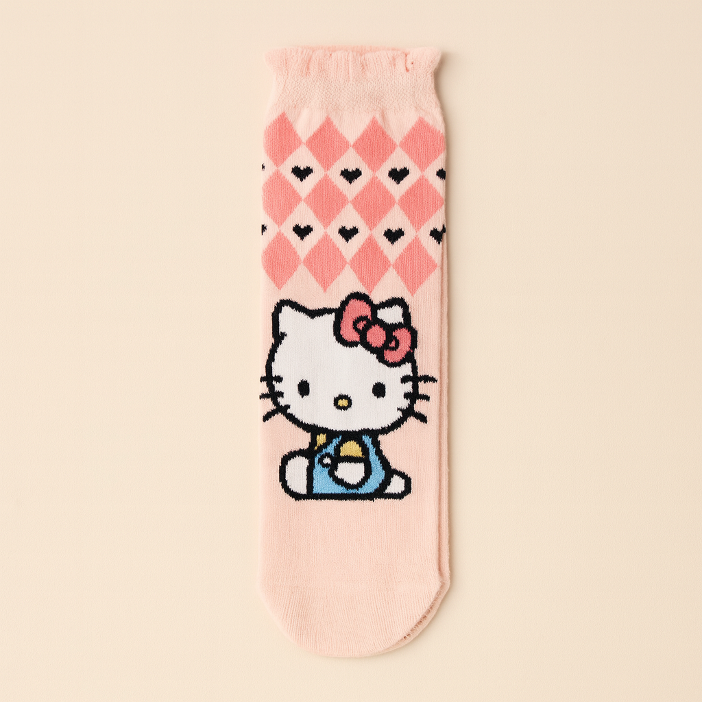 Sanrio Charakter Socken – 5er Pack 🧦✨