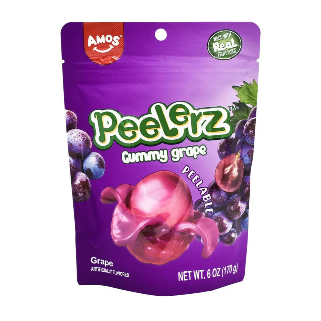 Amos Peelerz Gummy Candy – Lychee, Grape oder Peach 🍇🍑🍒