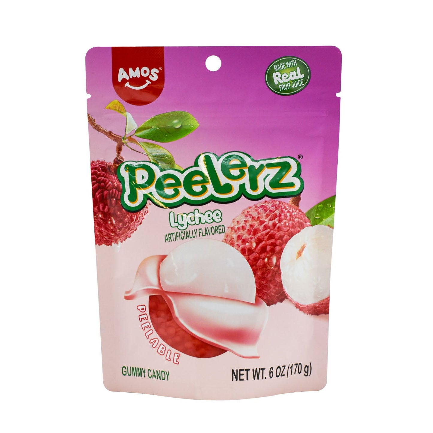Amos Peelerz Gummy Candy – Lychee, Grape oder Peach 🍇🍑🍒