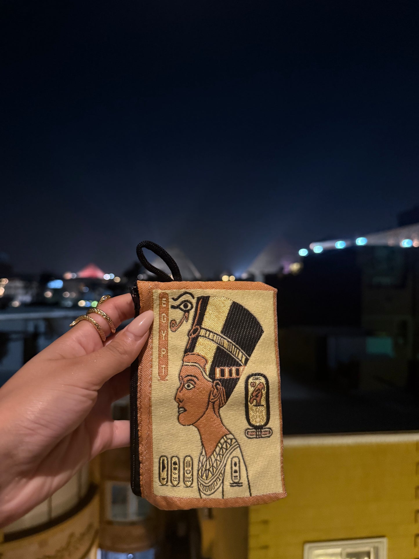Handmade Necessaire aus Giza – direkt bei den Pyramiden 🇪🇬