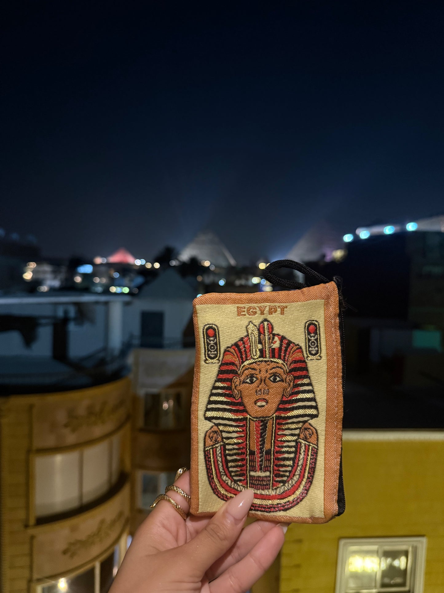 Handmade Necessaire aus Giza – direkt bei den Pyramiden 🇪🇬