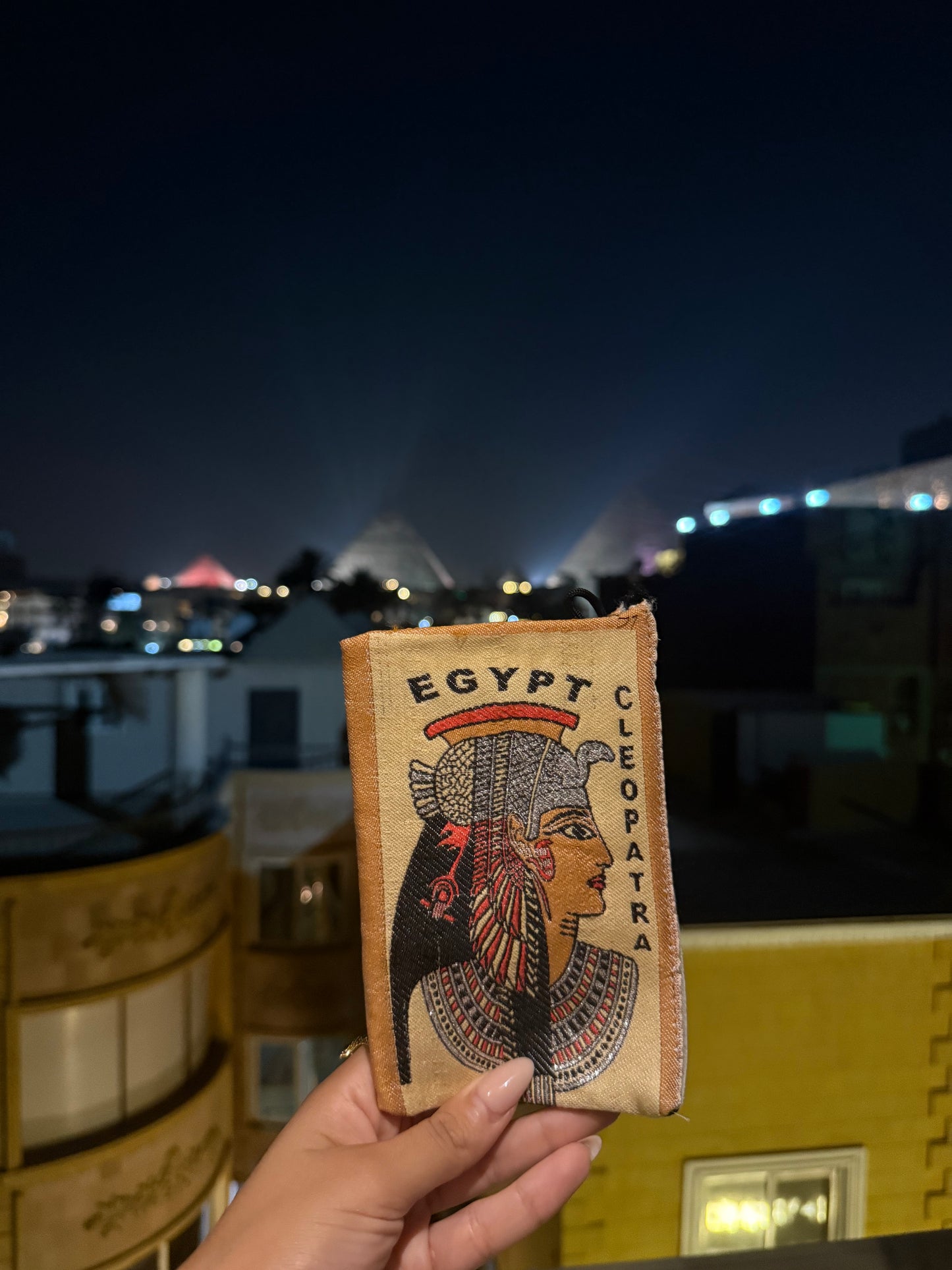 Handmade Necessaire aus Giza – direkt bei den Pyramiden 🇪🇬