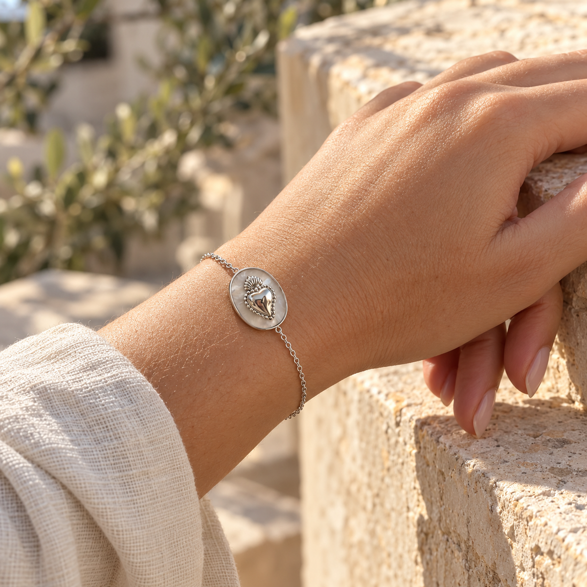 Armband mit portugiesischem Herz – Gold oder Silber