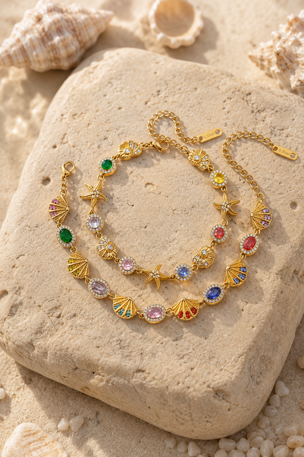 đ Edelstahl-Armband Kollektion âOcean Treasureâ ⨠(Vorbest. in 2 Wo. lieferbar)