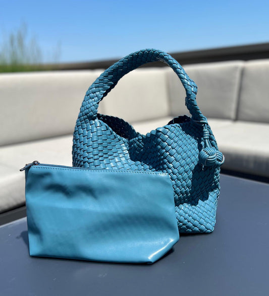 Geflochtene Handtasche mit Innentäschchen – Eleganz & Funktion in einem 🌟