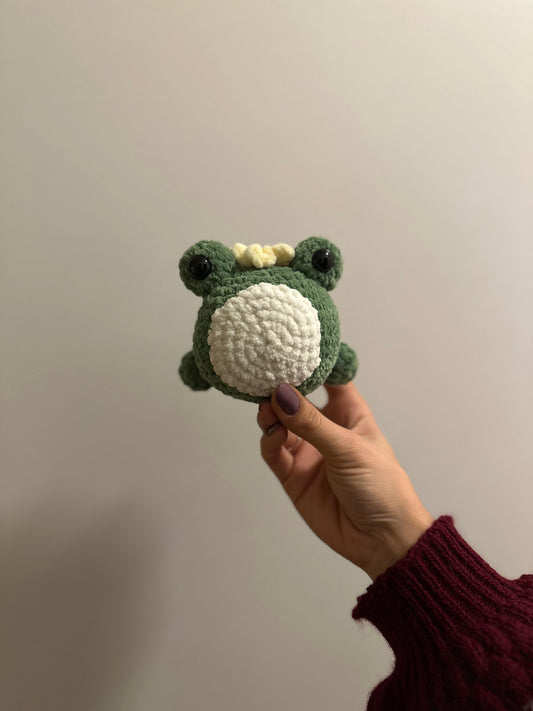 🐸 Handgemachter Häkel-Frosch – liebevoll & einzigartig