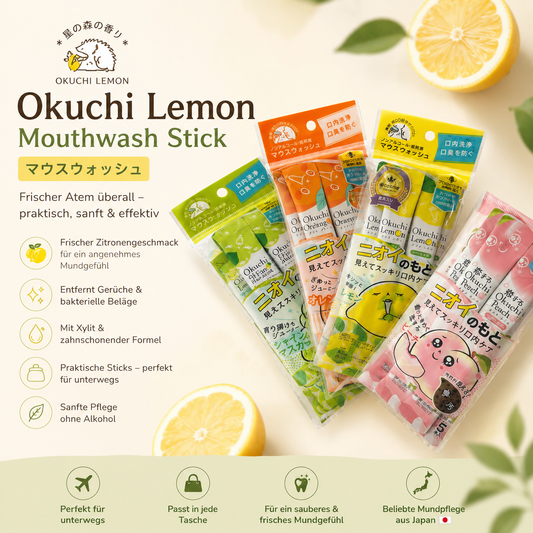 Okuchi Mouthwash Sachets (5 × 11 ml)
