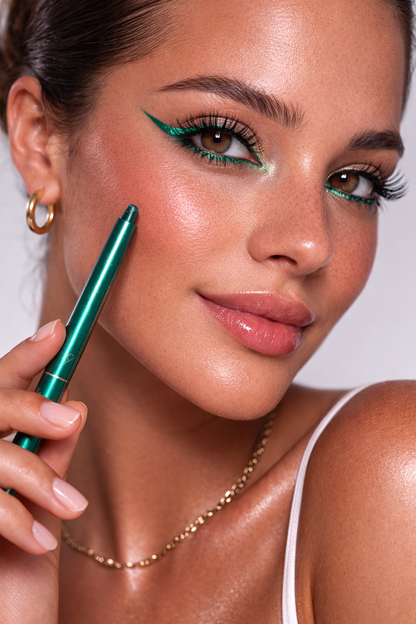 Dacostas Rem - Metallic Eye Liner – 48H Long Lasting ✨ Farben: Rosa, Grün, Blau, Violette