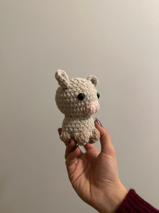 🐷 Handgemachtes Schweinchen – gehäkelt & super weich