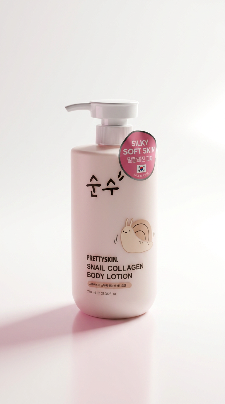 Snail Collagen Body Lotion – Korean Bodycare für seidige Haut 750ml