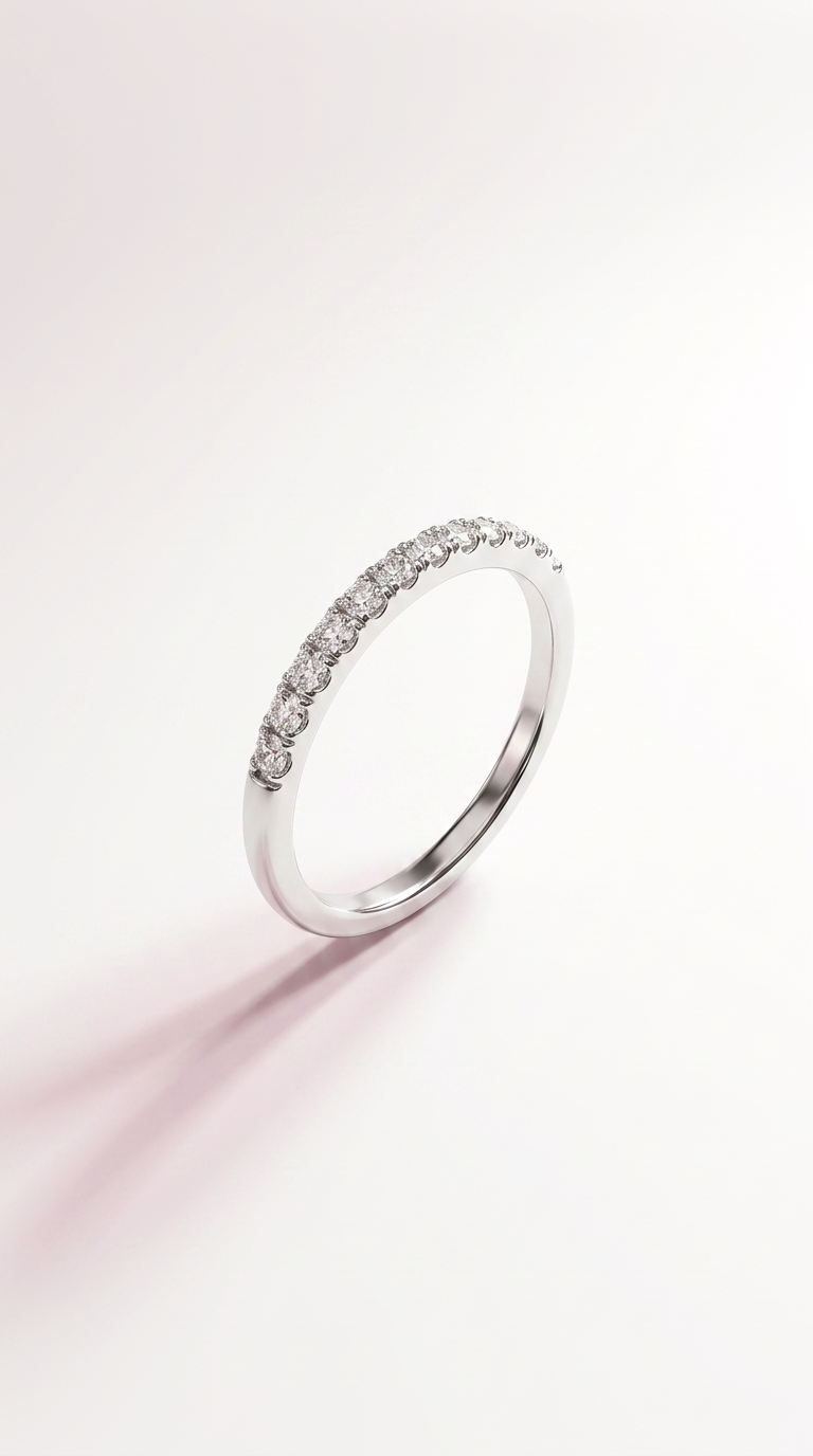✨ Eleganter Crystal Ring – Silver Edition ✨