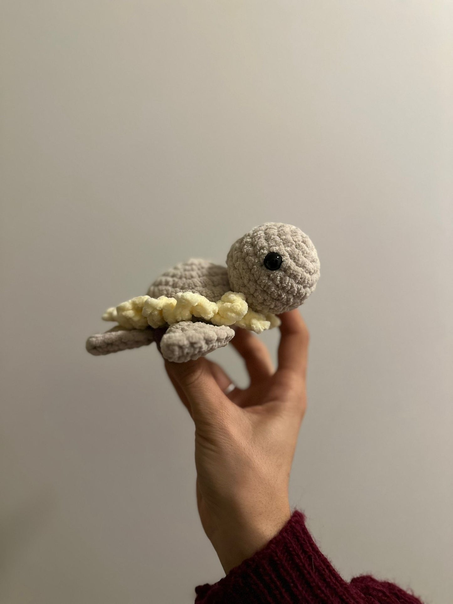 Gehäkelte Sonnenblumen-Schildkröte – Handgemacht & einzigartig