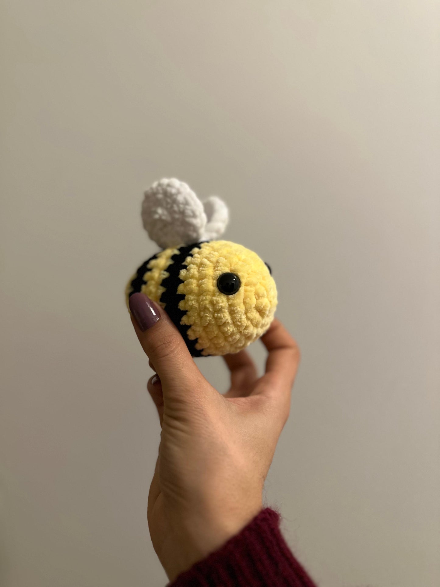 🐝 Handgemachte Biene – kuschelig & detailreich