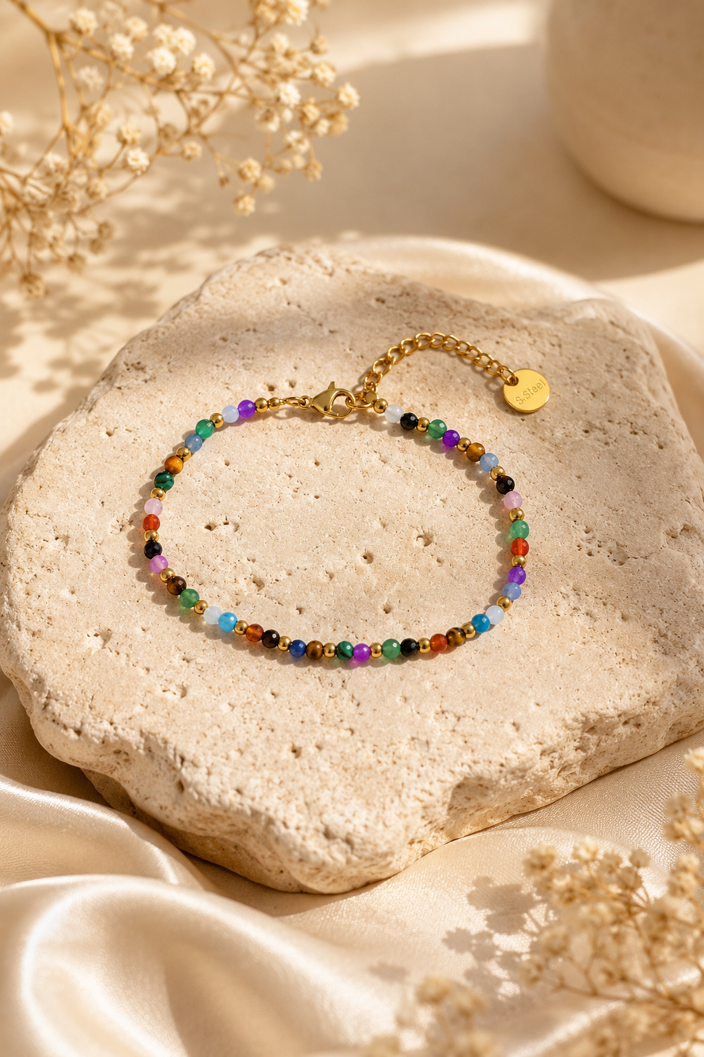 Perlen-Fußkette – Sommerlicher Beach-Look