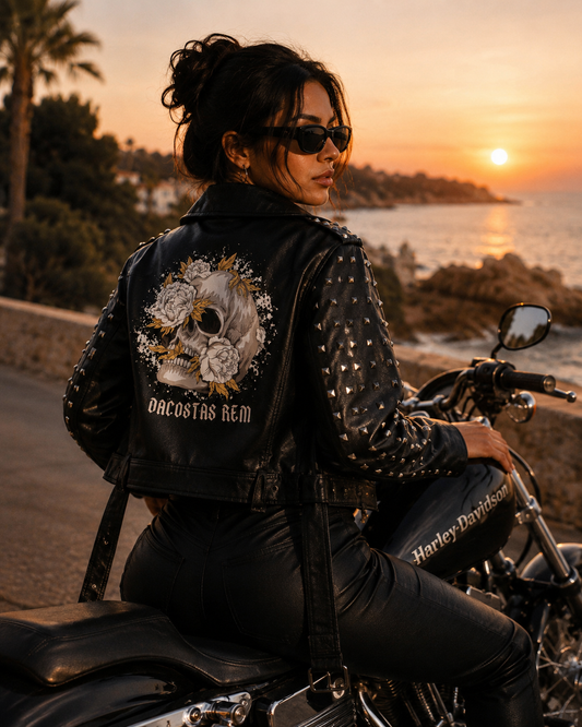 Dacostas Rem Biker Jacket mit Nieten