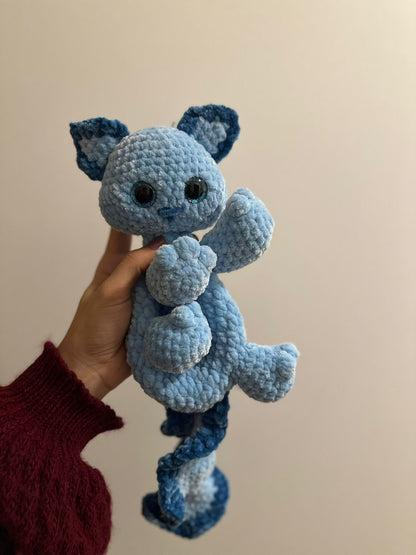 🐱 Handgemachtes Kätzchen – mit Pastell-Details