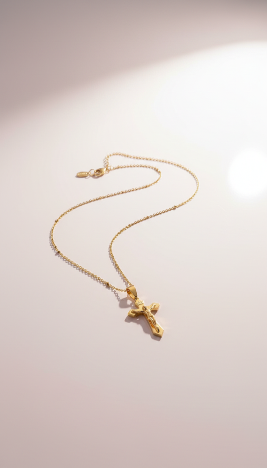 Goldene Kreuzkette – zeitlos & elegant ✨
