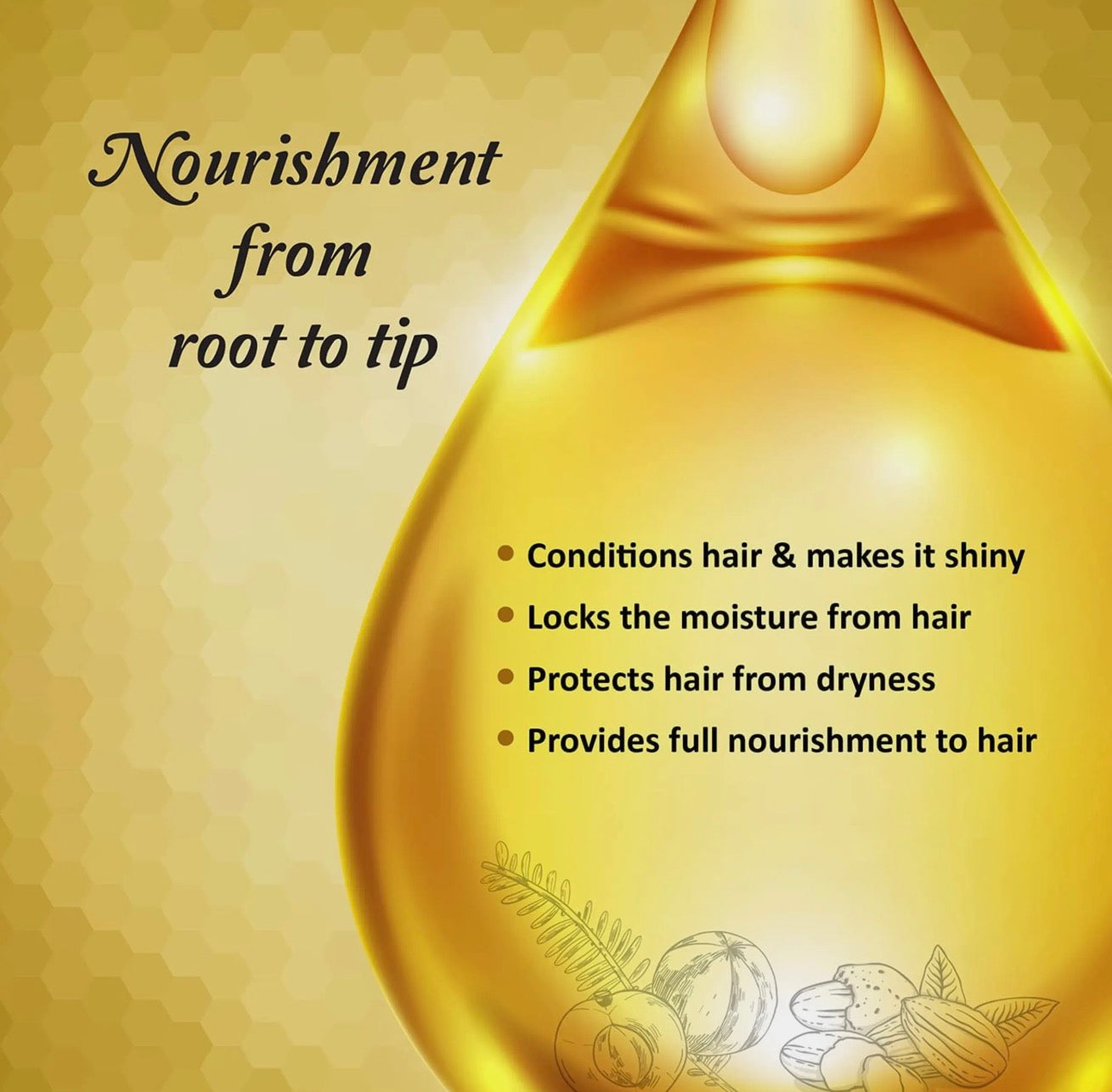 Dabur Amla Gold Hair Oil – Amla, Keratin & Arganöl 200ml