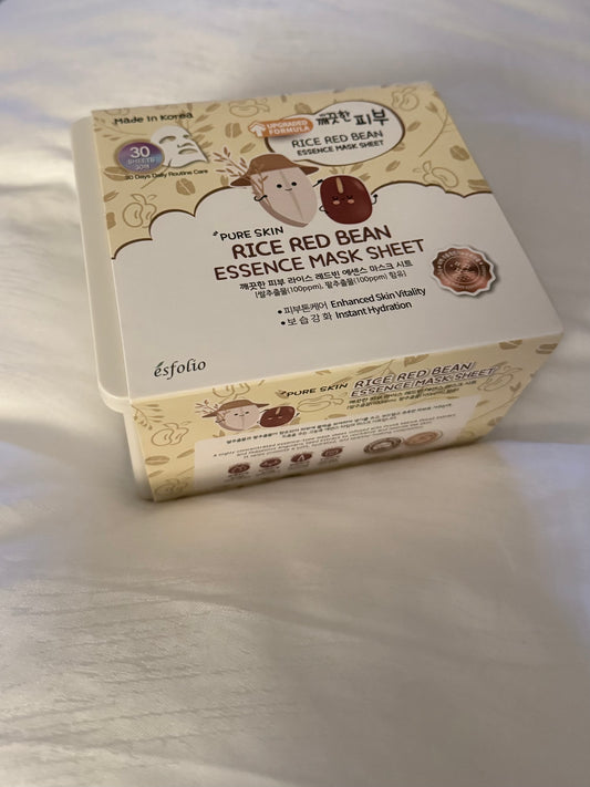 Esfolio – Rice Red Bean Essence Mask Sheets (30 Stk.)