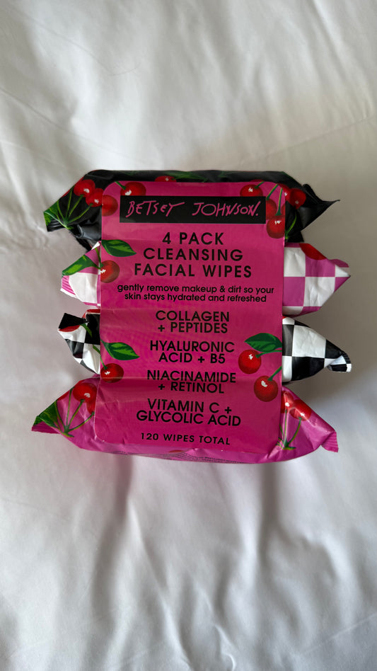 Betsey Johnson Cleansing Facial Wipes – Luxus für deine Haut! 🌸✨