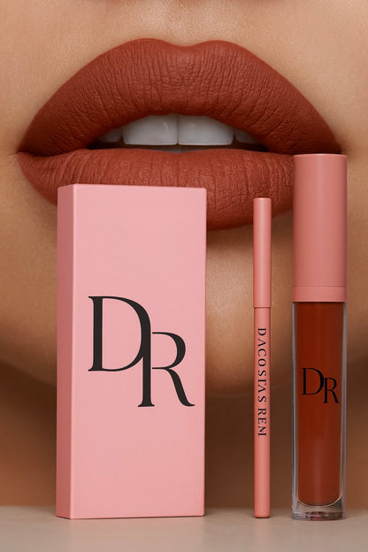 Dacostas Rem – Lip Kit (Lipliner & Liquid Lipstick) 💄✨