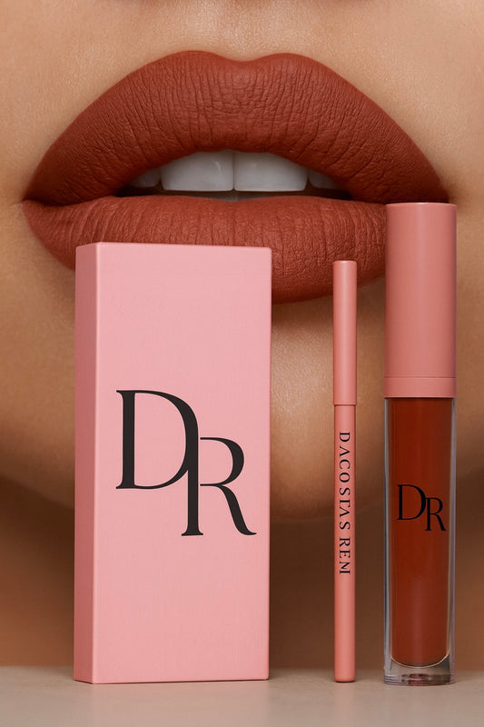 Dacostas Rem – Lip Kit (Lipliner & Liquid Lipstick) 💄✨