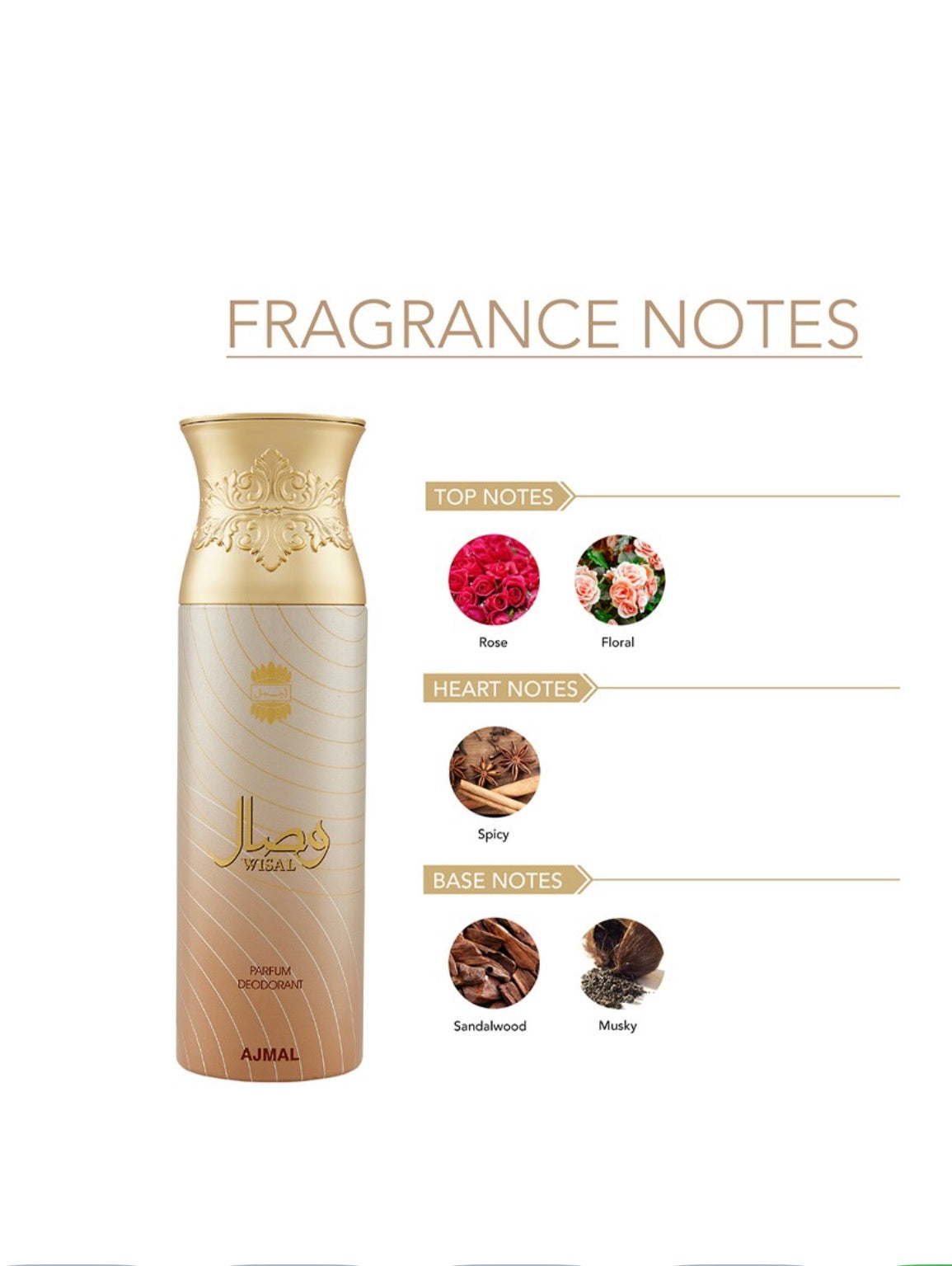 AJMAL Wisal Parfum Deodorant 200ml – Luxuriöser Duft aus den Emirates ✨