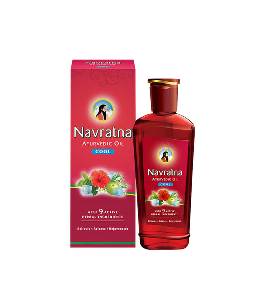 🌿 Navratna Ayurvedic Oil – COOL | Ayurvedisches Kopf- & Körperöl mit Frische-Effekt 🌿