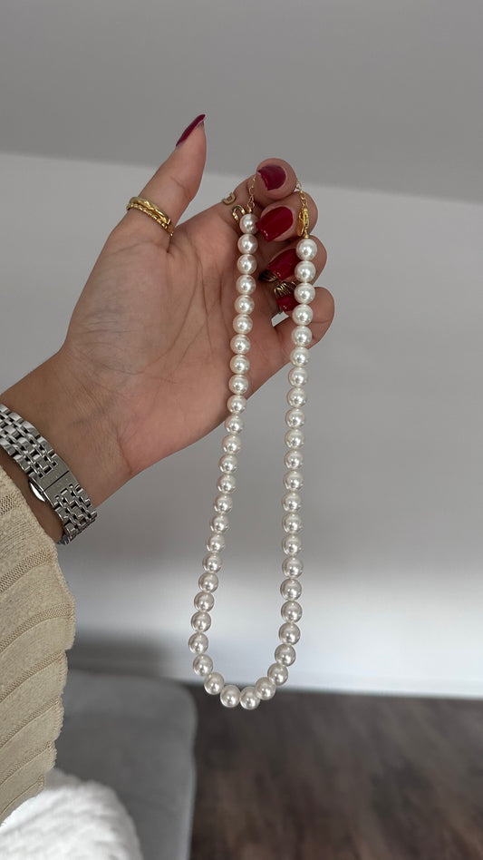 Süsswasserperlen Kette s925 Silber