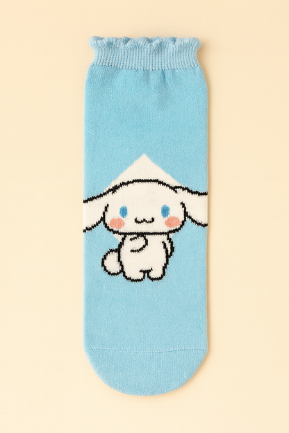 Sanrio Charakter Socken – 5er Pack 🧦✨