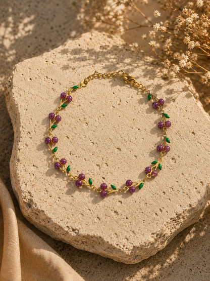 Kirschblüten-Armband – Funkelnde Eleganz