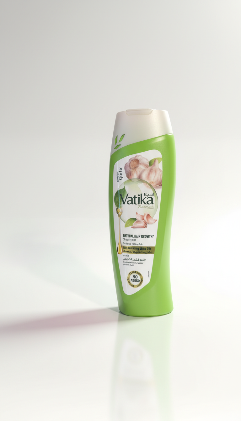 Vatika Garlic Shampoo – Natural Hair Growth+ 400ml