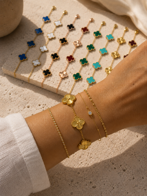 Kleeblatt-Armband