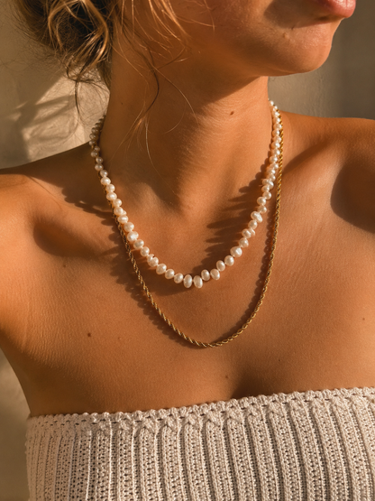 Gold Rope Chain Gold & Silber