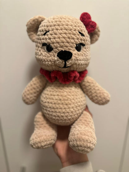 Süsser Teddybär (Rot oder Violette)