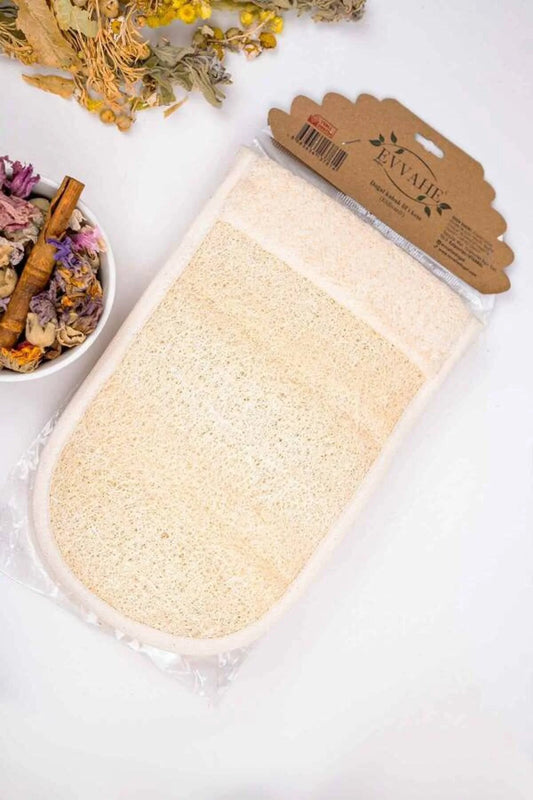 Almostafa Natural Loofah Massage-Handschuh