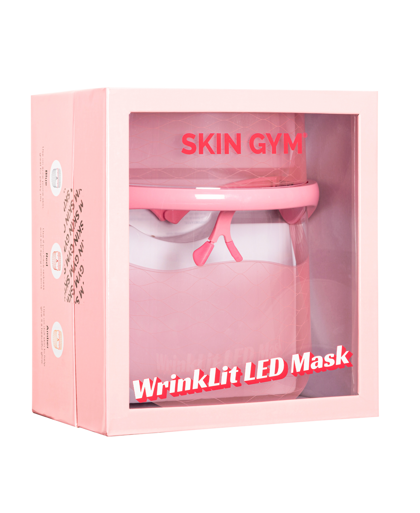 SKIN GYM
Rosafarbene LED-Gesichtsmaske 🤍