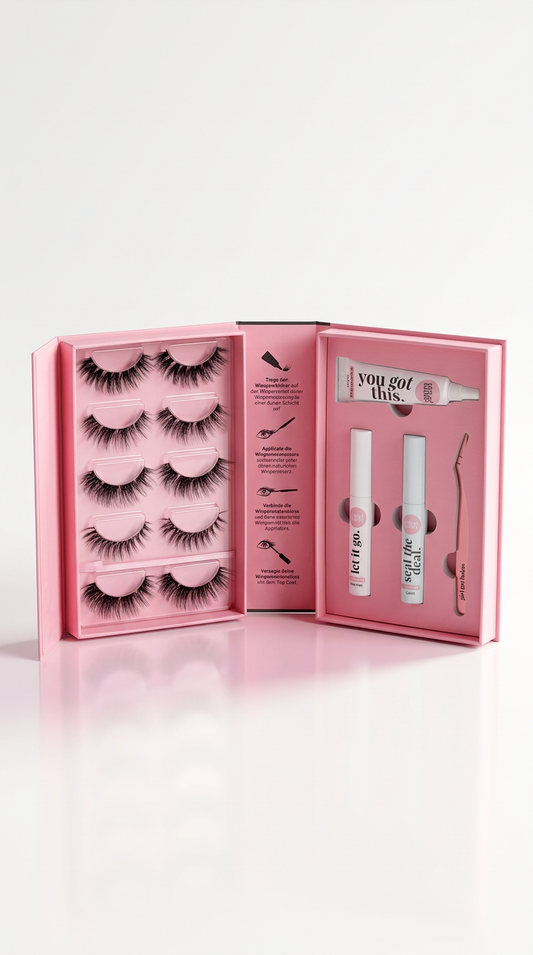 Wimpern Starter Set – „And So It Begins“ Drama Edition