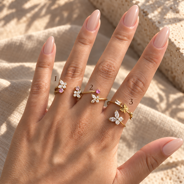 Butterfly Glow Ring – 3 Designs (Mengenrabatt)