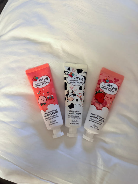 Esfolio – Hand Cream Set (3×50 ml) 🇰🇷