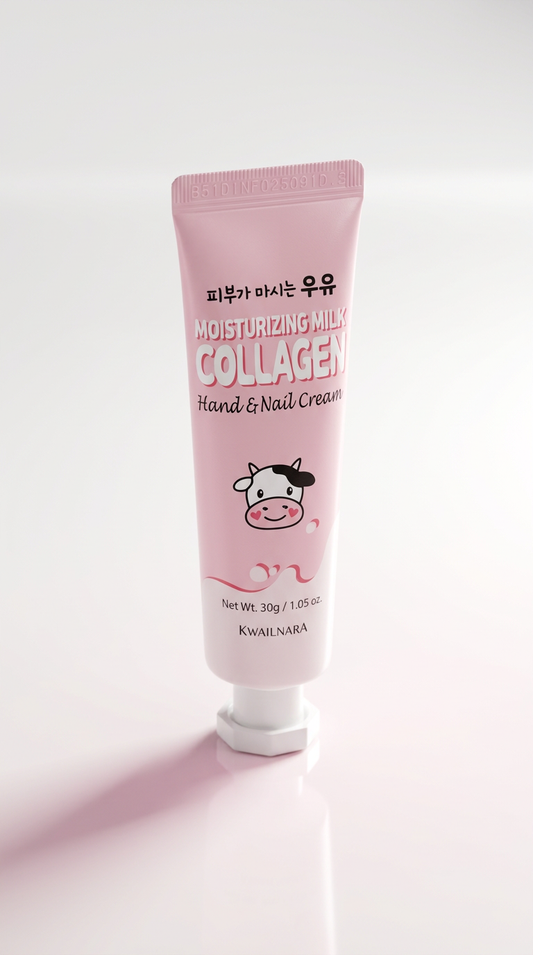 Moisturizing Milk Collagen Hand & Nail Cream – Zarte Pflege für samtweiche Hände 🐮💗