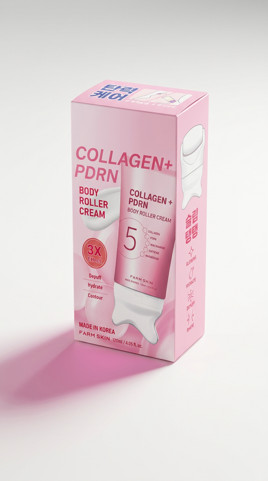Collagen + PDRN Body Roller Cream – Straffung & Anti-Cellulite Effekt 120ml💗