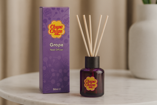 🍇 Chupa Chups Reed Diffuser – Grape Edition (50 ml)