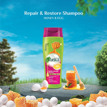 🍯 Vatika Honey & Egg Shampoo – Repair & Restore 400ml