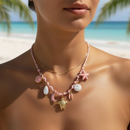 Ocean Charm Halskette – Edelstahl & wasserfest 🐚🌊