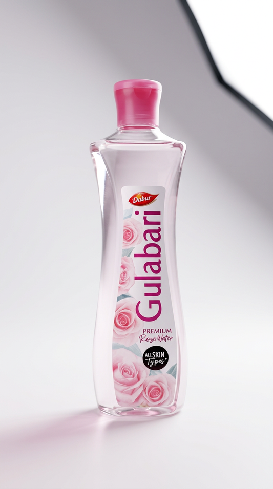 Dabur Gulabari Premium Rose Water 250 ml – 100% reines Rosenwasser 🌹 (vegan 🌱)